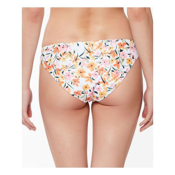 JESSICA SIMPSON Women's White Stretch Ruched  Tie Hipster Swimsuit Bottom XL - Picture 2 of 2